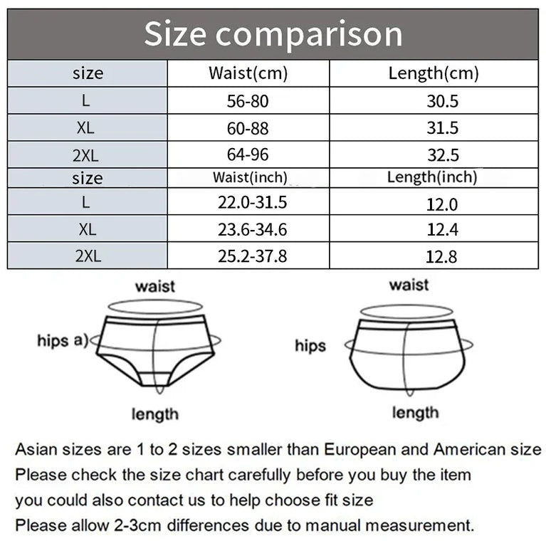 High-Waist Ice Silk Briefs | Seamless Ultra-Thin Panties