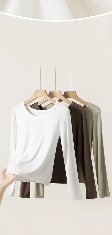 Women’s Viscose Thermal Top | Plus Size Slim-Fit Autumn Base