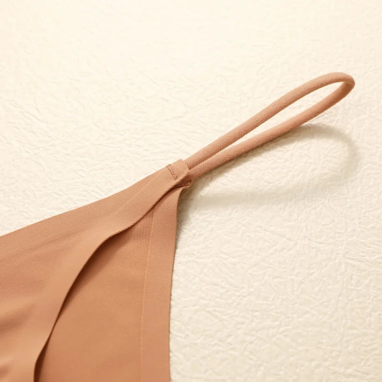 7-Pcs Traceless Ice Silk Thongs – Ultra-Thin Breathable Low-Rise G-String Set for Women