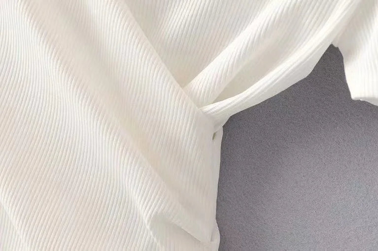 Short Sleeve Fashion Bodysuit | Slim-Fit Spring Romper