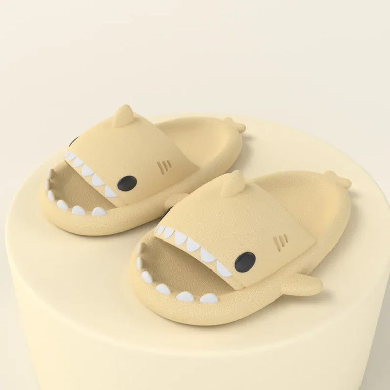 Cute Shark Platform Slides | Unisex Soft EVA Summer Sandals