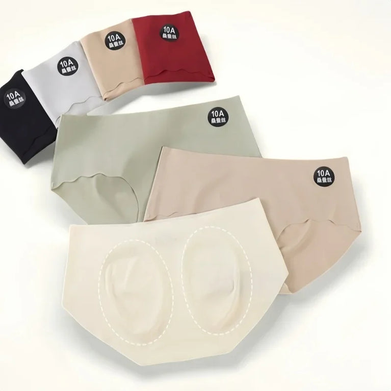 Seamless Ice Silk Briefs | 10A Mulberry Silk Gusset  Specifications