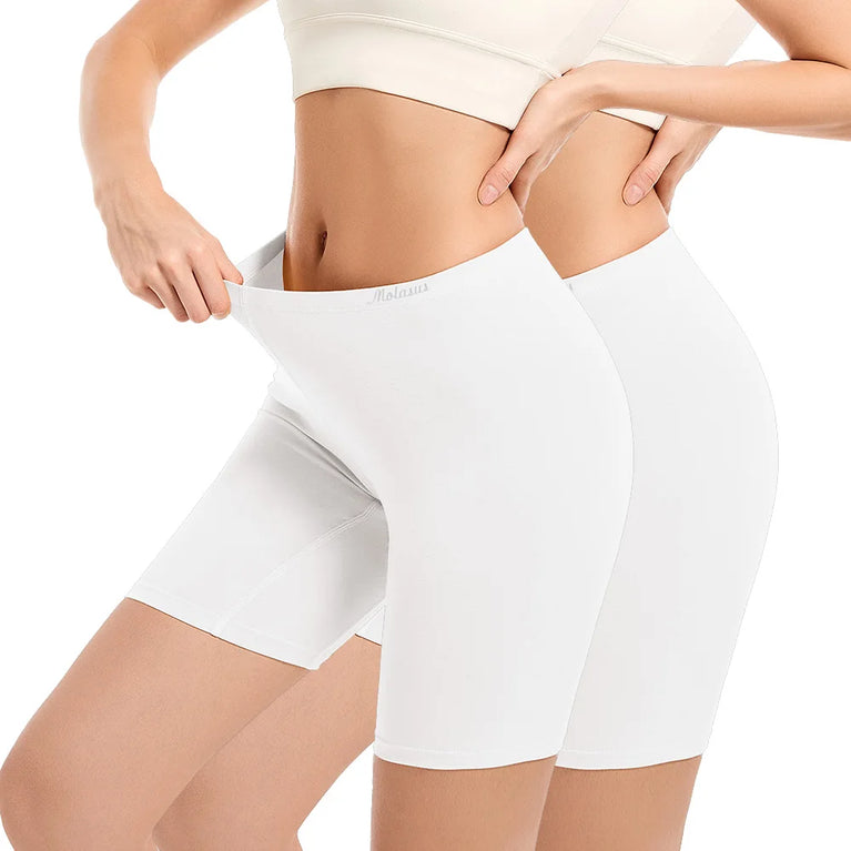 High-Waist Cotton Boxer Briefs | Premium Anti-Chafing Underwear