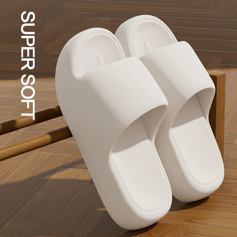 Unisex Cloud Pillow Slides | Soft EVA Anti-Slip Home Sandals