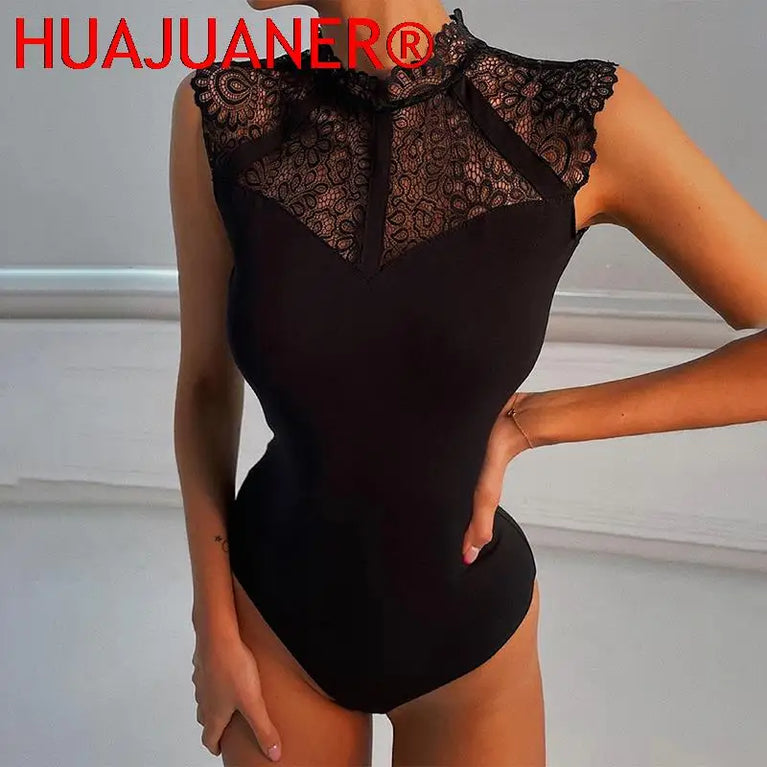Lace Sexy Bodysuit | Slim Fit Summer Club Top