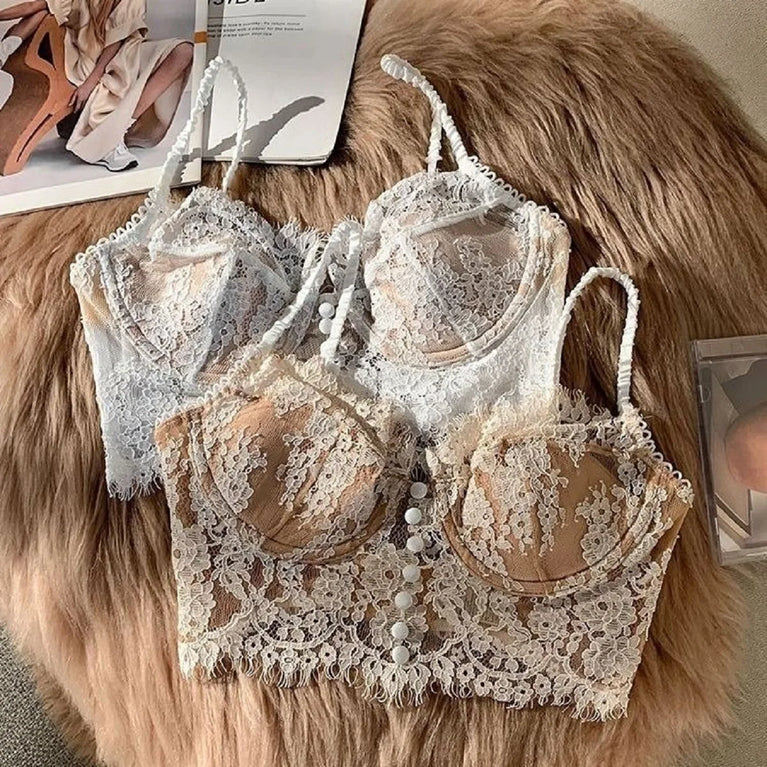 Lace Push-Up Underwire Bra | Summer Thin Full-Cup Lingerie