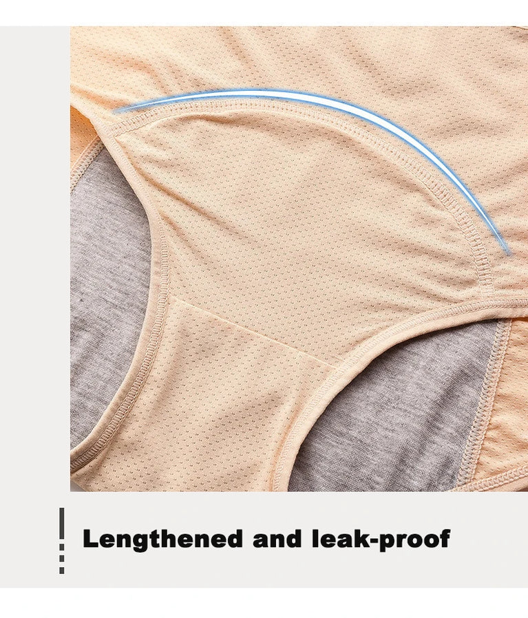 Physiological Briefs (2-Pack) – Mid-Rise Leak-Proof Menstrual Panties