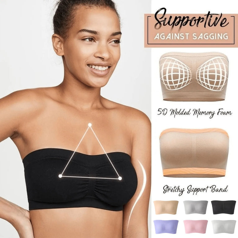 Invisible Stretch Strapless Bra | Anti-Slip Summer Bralette