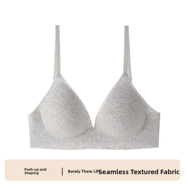 Cotton-Comfort Seamless Sports Bra | Anti-Sagging Support