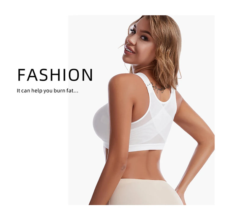 Front-Closure Compression Bra | Wireless Post-Op Fit