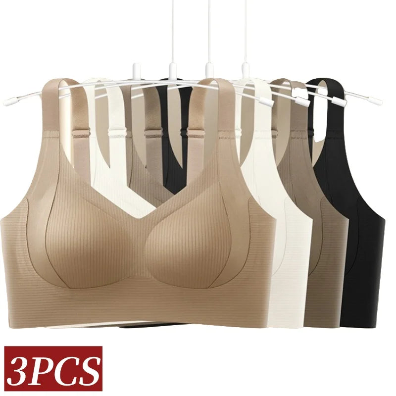 Seamless Push-Up Bra – High-Support Wireless Foundation