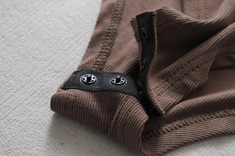 Button-Detail Short Sleeve Bodysuit | Sexy Slim-Fit Summer Romper