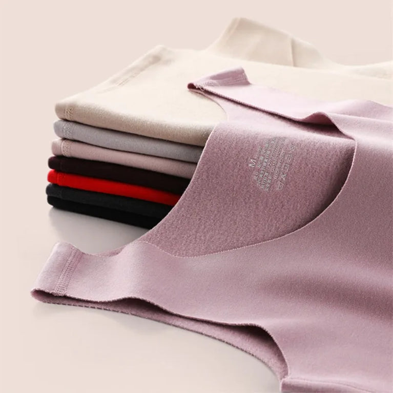 Thermal Underwear Vest Warm Top Inner Wear Ladies Clothing
