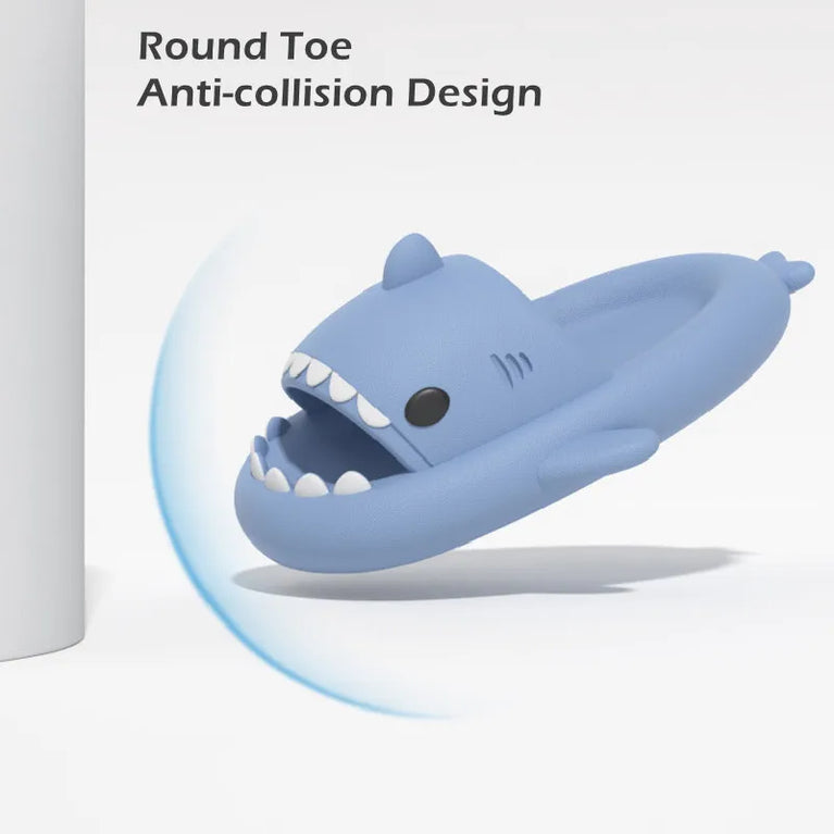 Cute Shark Platform Slides | Unisex Soft EVA Summer Sandals