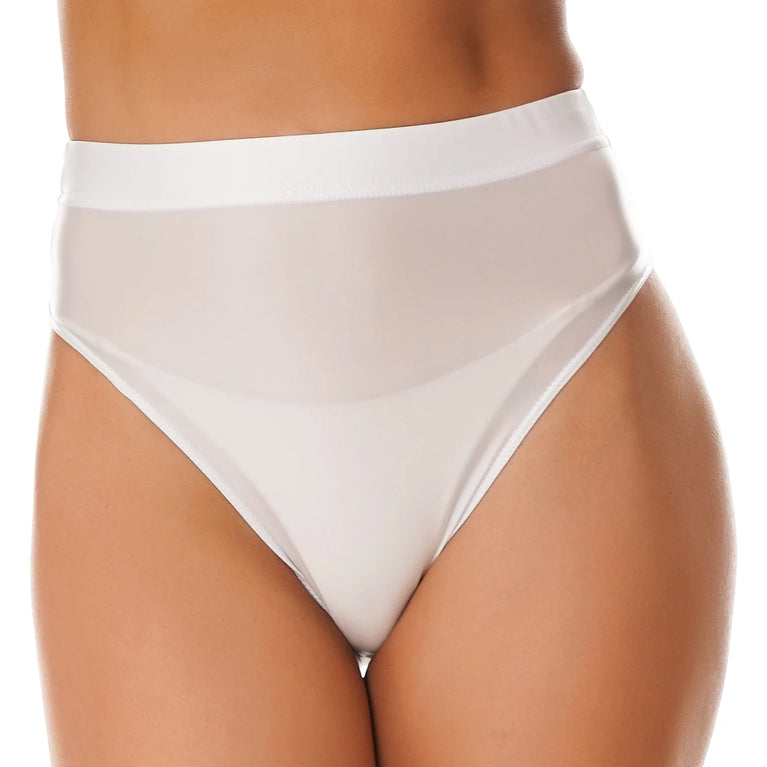 Elegant Women's Panties Glossy Breathable Underwear Sexy Lingerie High Waist Briefs Satin Underpants Knickers Swimsuit Bottoms