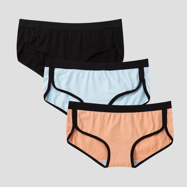 3pc Cotton Sport Briefs | Breathable Low-Rise Set