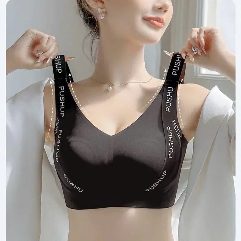 Seamless Wire-Free Minimizer Bra – Sleek Commute Comfort