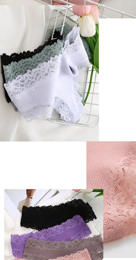 Comfort Cotton Brazilian Thongs (20-Pack) – Low-Rise Seamless Lace G-Strings