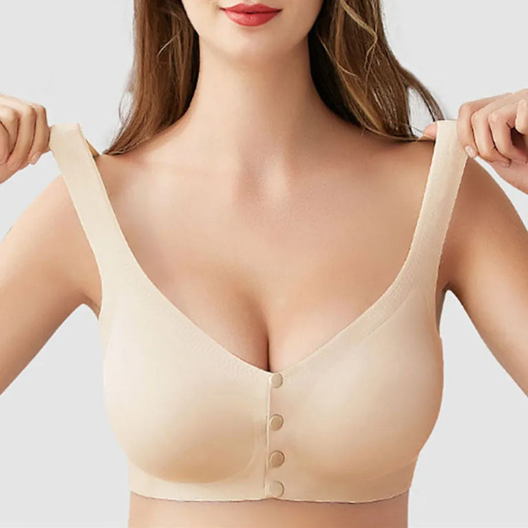 Wood Pencil Lightweight Nursing Bra | Front-Opening Support
