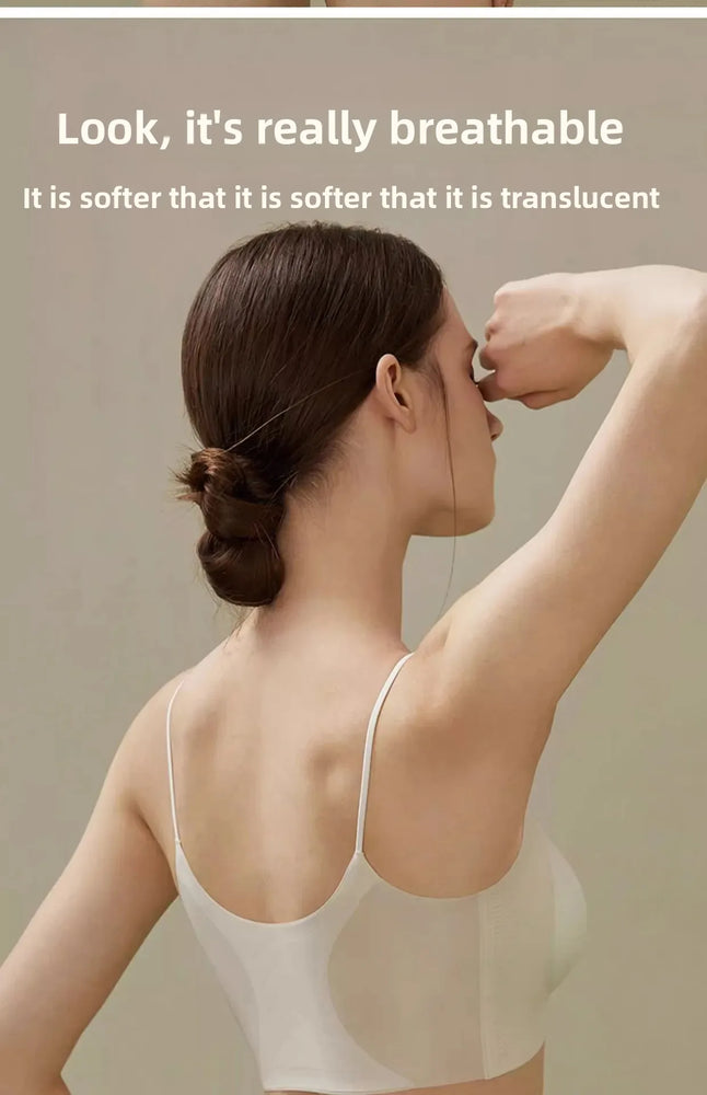 Cooling Ice Silk Seamless Bra | Lightweight Wireless Push-Up