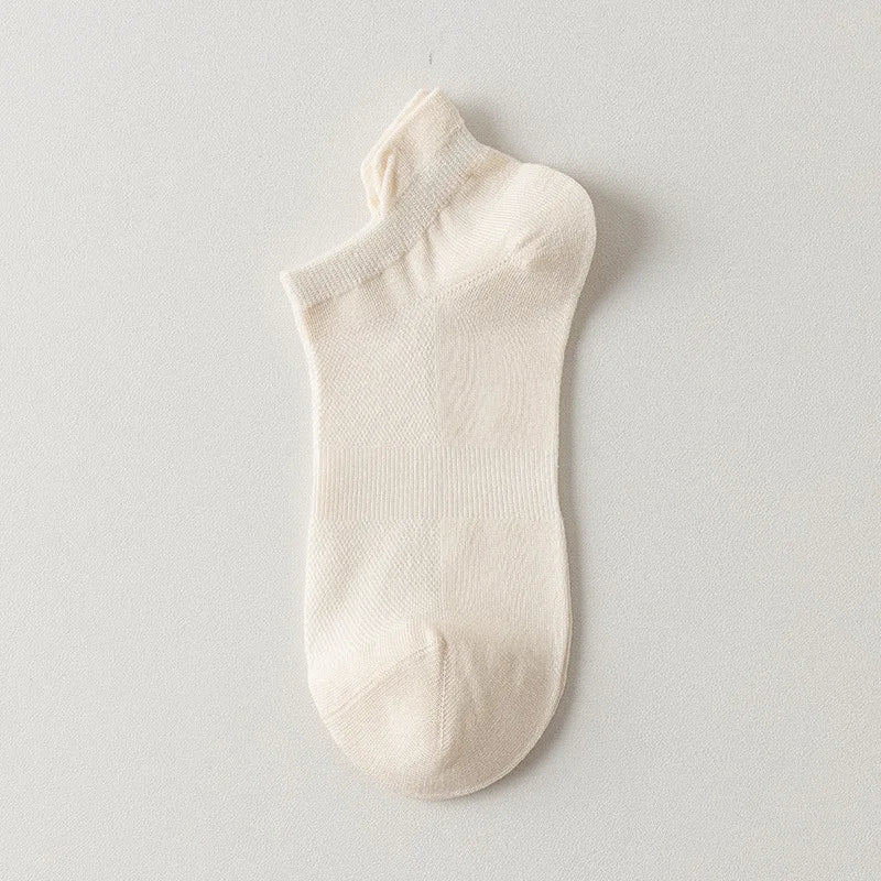 Bamboo Fiber Socks | 5-Pack Invisible Summer Liner