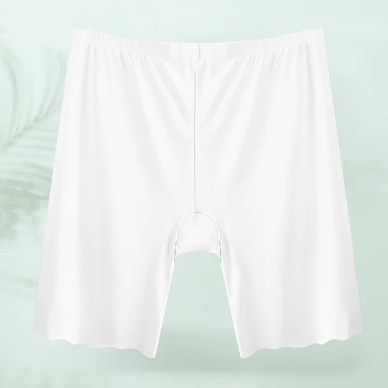 Seamless Plus Size Safety Shorts | Anti-Rub High-Capacity Boxers (Up to 120KG)