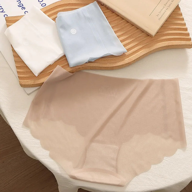 4Pcs/Set Women Panties Seamless Quick-Dry Briefs – Low-Rise Invisible Support