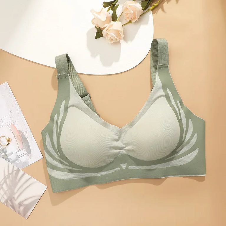 All Of Me Seamless Wireless Bra | Gathered Push-Up Bralette