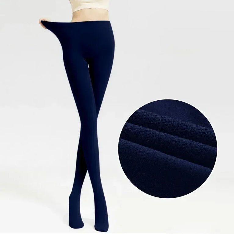 Women's Pearl Fleece Lined Leggings Winter Thermal Pants