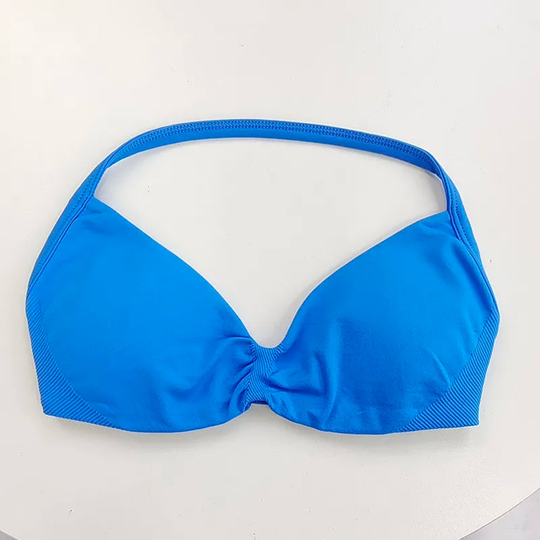 Sexy Halter-Neck Sports Bra | Shockproof Padded Yoga Top