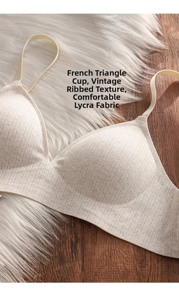 Cotton-Comfort Seamless Sports Bra | Anti-Sagging Support