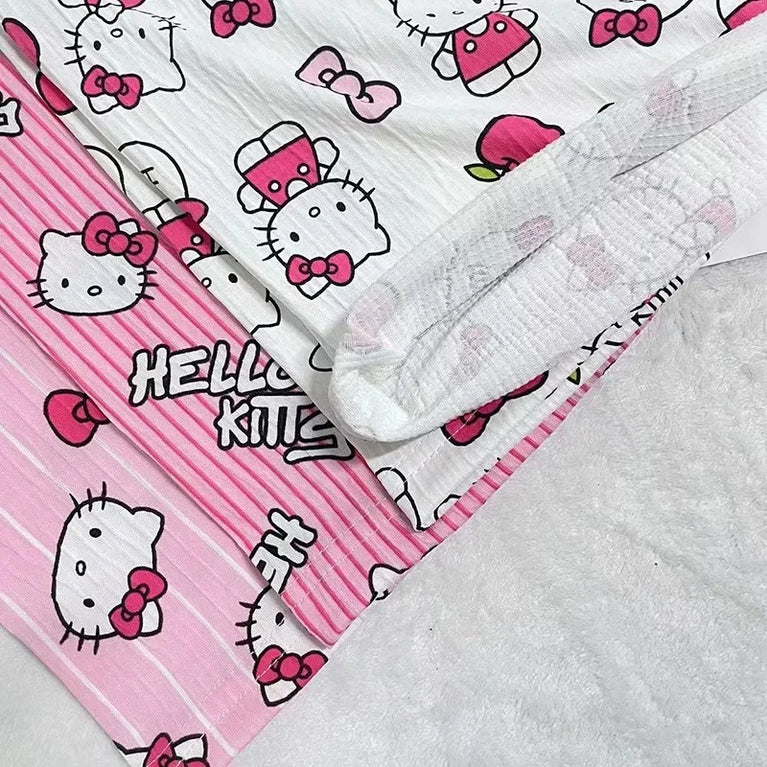 Sanrio Hello Kitty Pajama Pants | Cute Summer Home Trousers