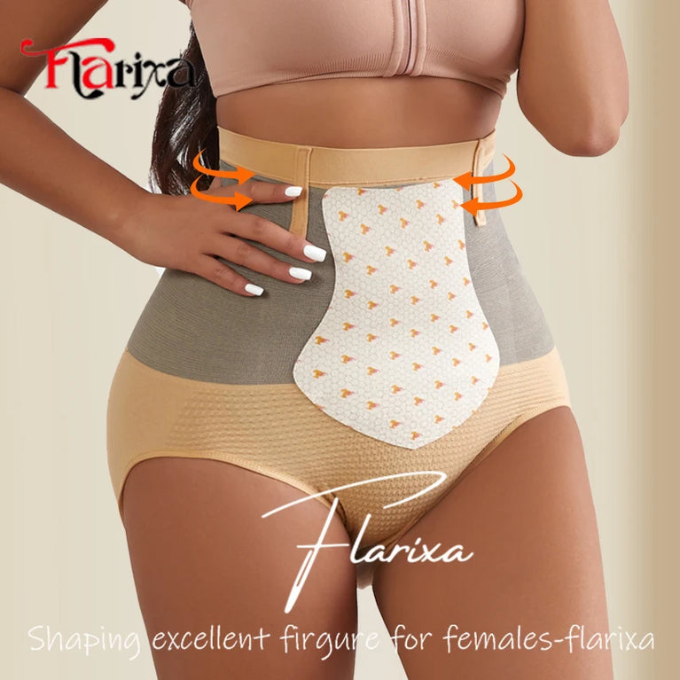 Seamless Tummy Control Panties | High-Waist Thermal Sculpting Underwear
