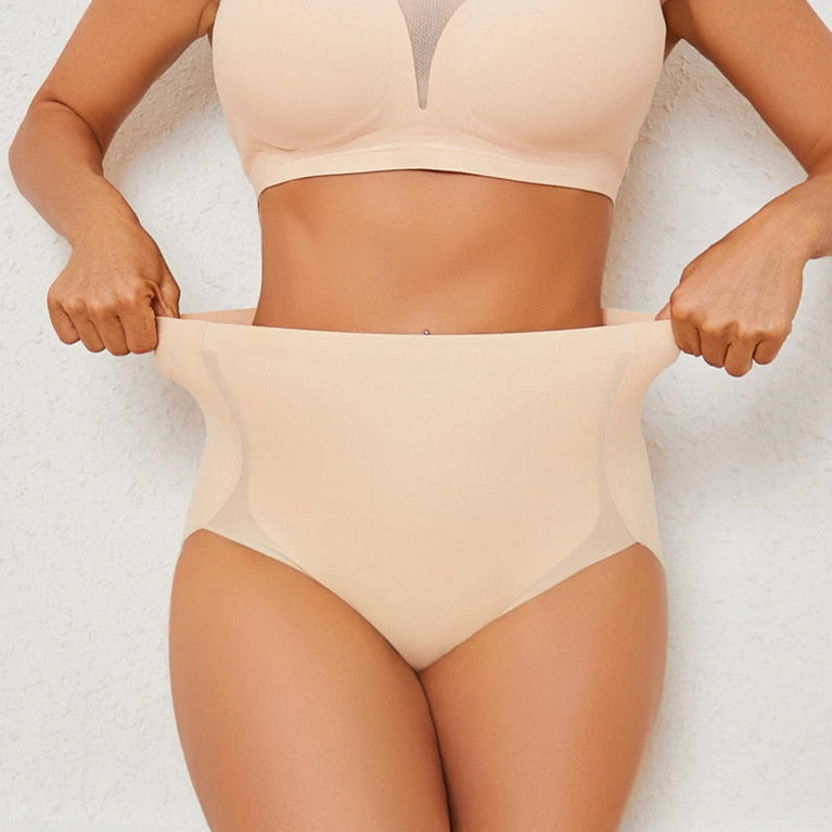 Seamless Tummy Control Underwear | Breathable Mesh Butt-Lifter Shaping Briefs