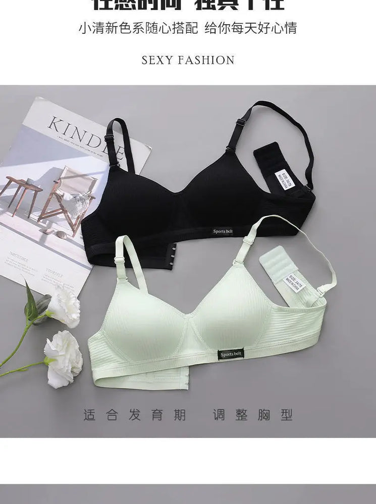 Seamless V-Shaped Bra | 3PCS Wireless Comfort
