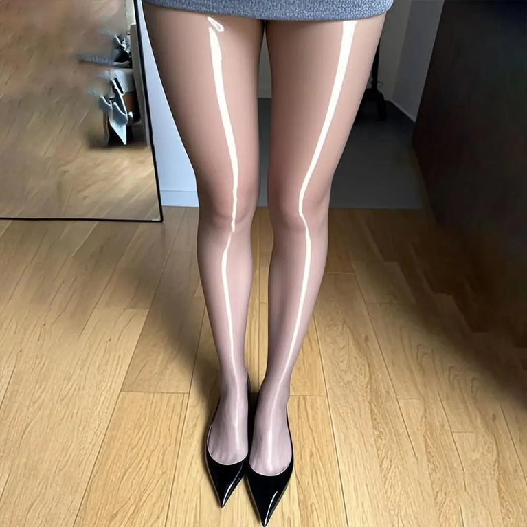 Shiny Glossy Pantyhose | Ultra-Thin Oil Silk Tights