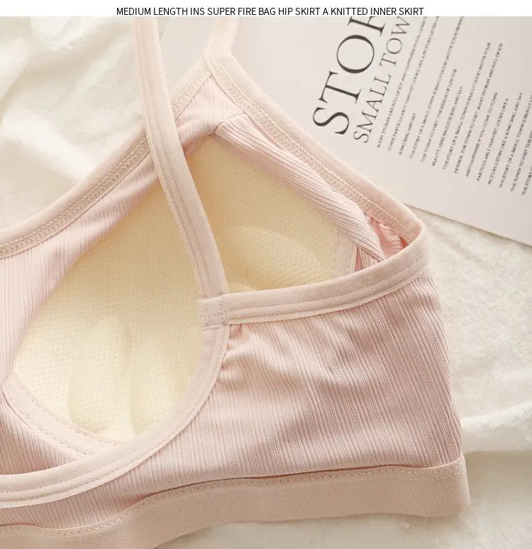 Ice Silk Seamless U-Shape Bra | Breathable Summer Sport Vest