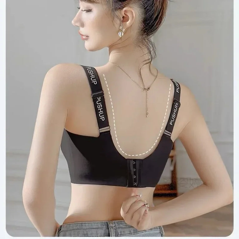 Seamless Wire-Free Minimizer Bra – Sleek Commute Comfort