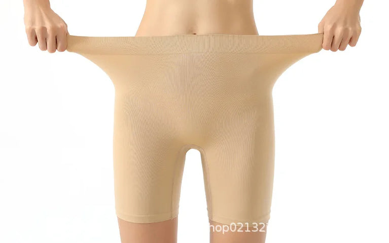 High-Waist Lace Shorts | Anti-Chafing Safety Boxers