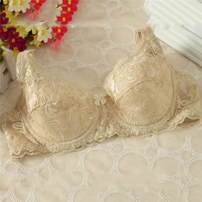 Lace Summer Push-Up Bra | Breathable Full-Coverage Lingerie