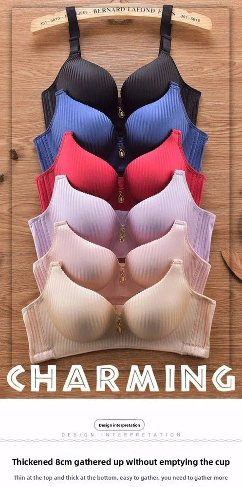 8CM Extreme Push-Up Wireless Bra – The "Steamed Bread" Natural Enhancer