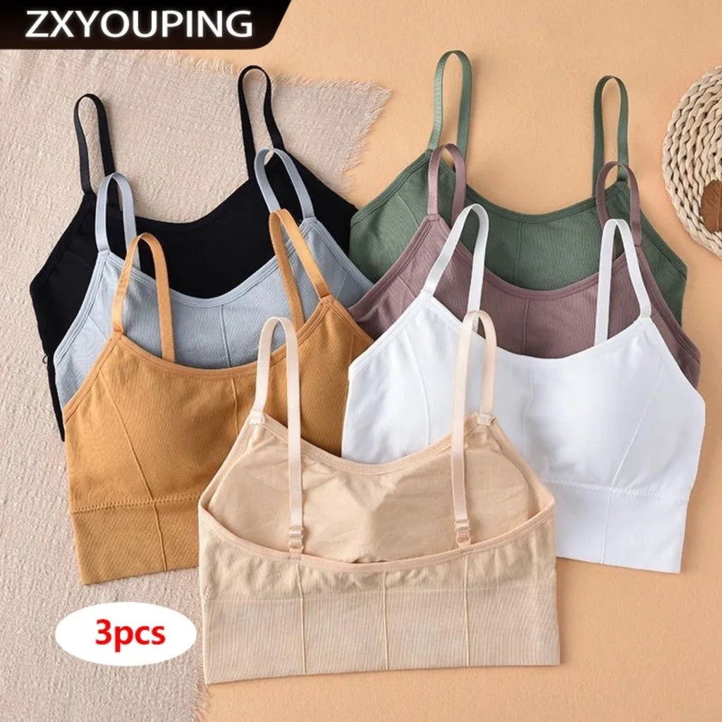 3PCS Adjustable Sports Bra | Seamless Yoga Support