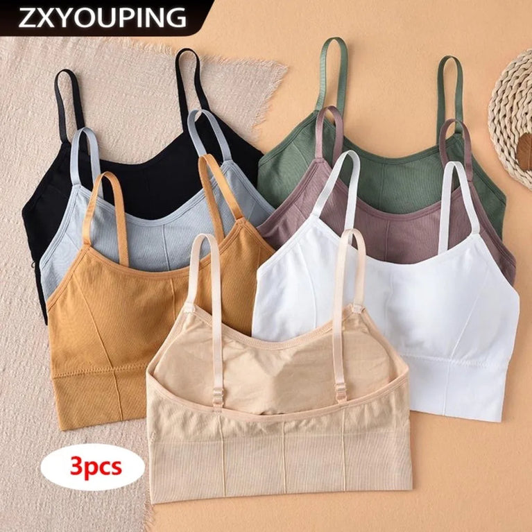 3PCS Adjustable Sports Bra | Seamless Yoga Support