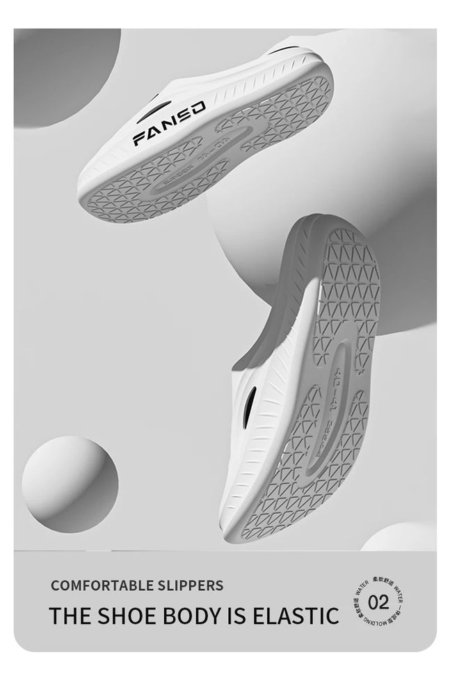Soft Anti-Slip Summer Slides | Med-Heel Quick-Dry Slippers