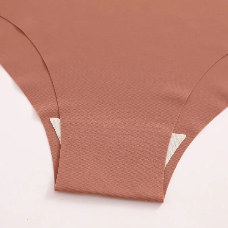 V-Waist Briefs (6-Pack) – Low-Rise Seamless Invisible Panties