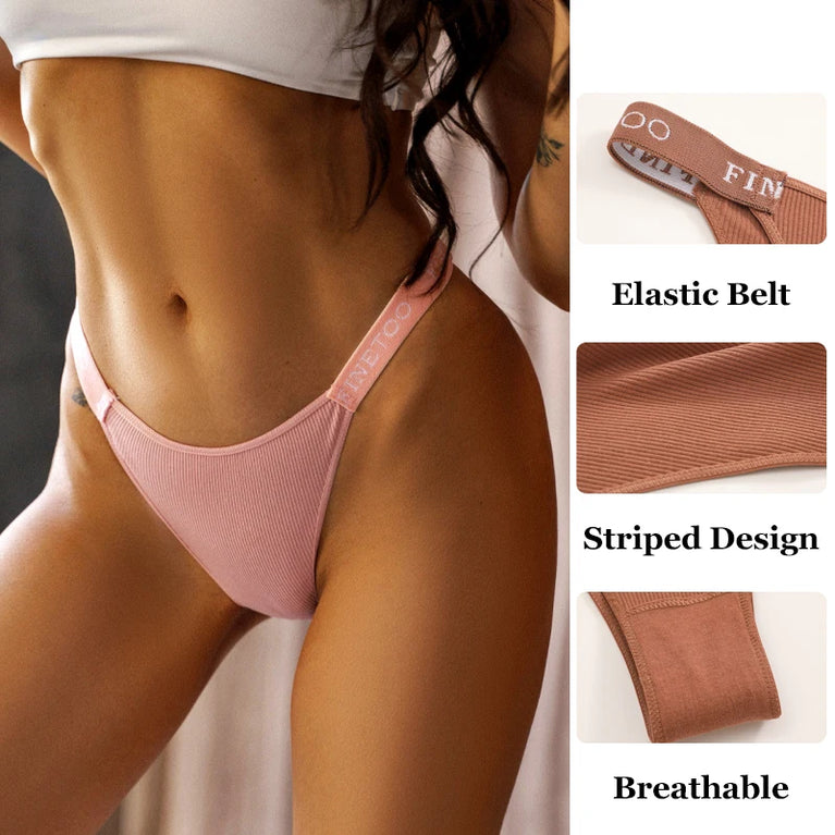 Seamless Cotton Briefs – Low-Rise Natural Comfort