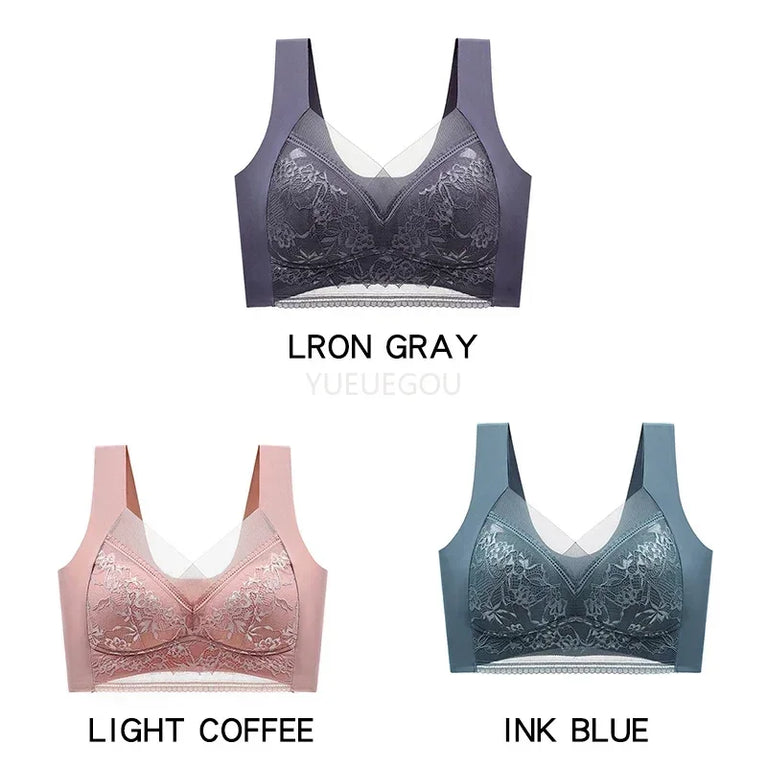 3PCS Plus Size Push-Up Bralette | 5cm Natural Lift Comfort