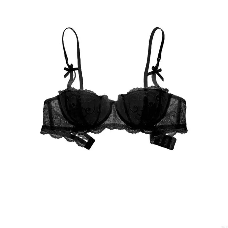 Balconette Lace Shelf Bra | Low-Cut Underwire Push-Up Duo