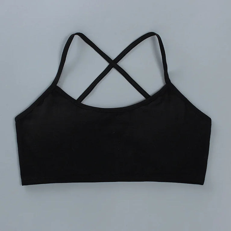 3-Pack Cotton Training Bras | Soft Teen First Camisole