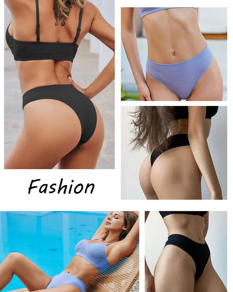 All Of Me N203 Seamless Bikini Briefs – Low-Rise Performance Comfort